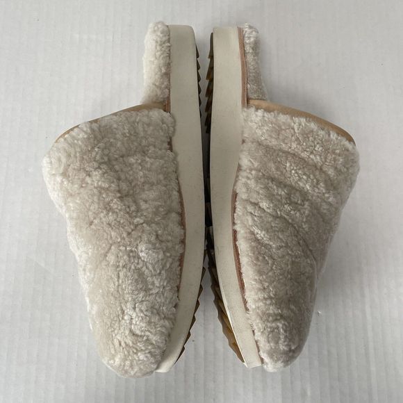 Olukai Womans Pupu Mua Slippers Slip On Shoes Genuine Shearling Leather Trim 10 - Picture 2 of 11